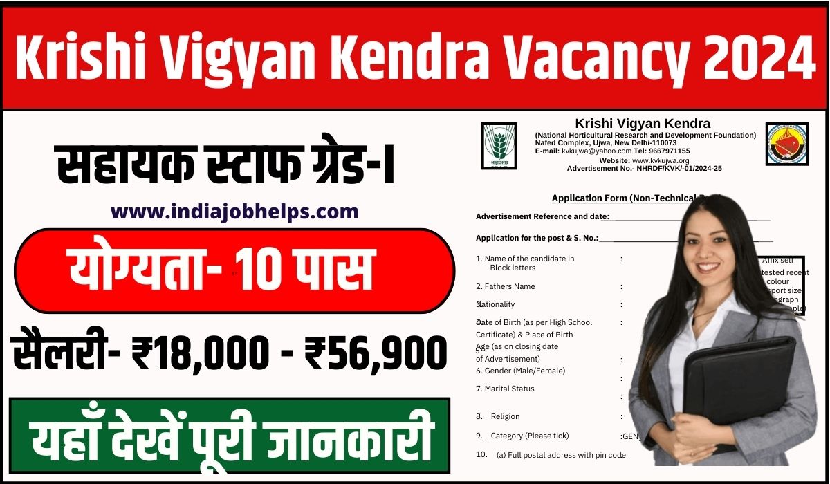 Krishi Vigyan Kendra Vacancy 2024