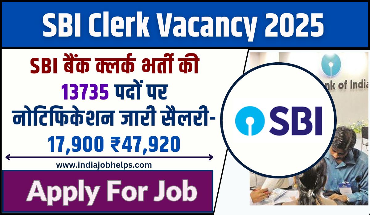 SBI Clerk Vacancy 2025